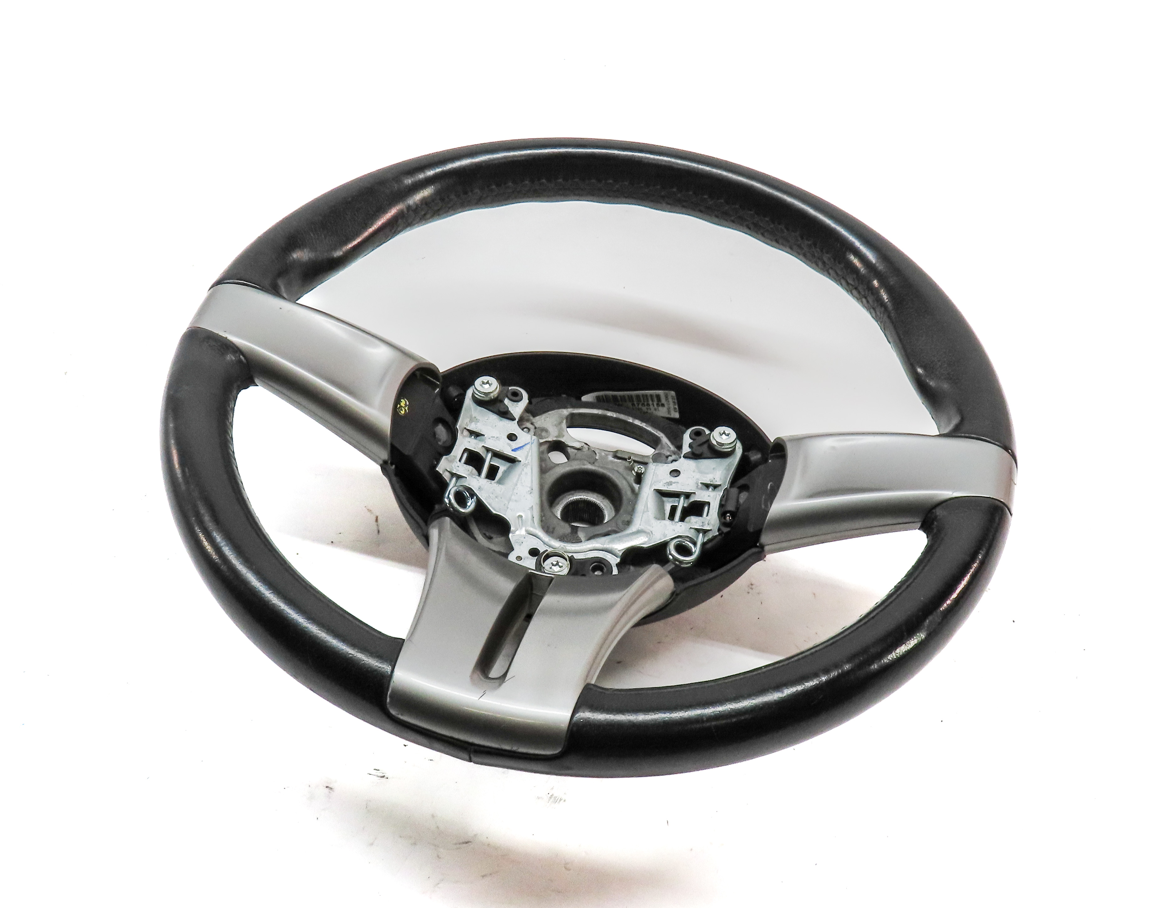 2003-2006 BMW Z4 (E85) LEFT DRIVER 3-SPOKE SPORT STEERING WHEEL w/ SHIFT PADDLES — exact item pictured
